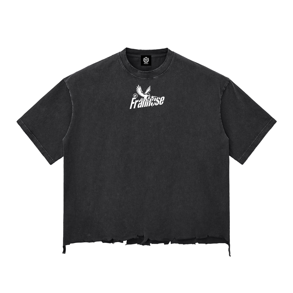 FRANKOSE RAW-HEM BOXY TEE